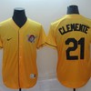 Pittsburgh Pirates Roberto Clemente #21 2020 Mlb Yellow Jersey - Robokeg
