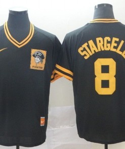 Pittsburgh Pirates Willie Stargell #8 2020 Mlb Black Jersey - Robokeg