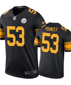 Pittsburgh Steelers #53 Maurkice Pouncey Nike Color Rush Black Jersey - Robokeg