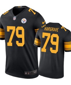 Pittsburgh Steelers #79 Javon Hargrave Nike Color Rush Black Jersey - Robokeg