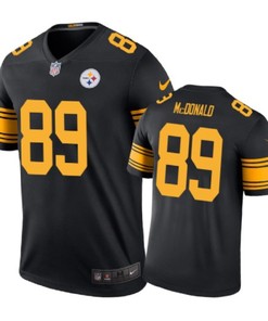 Pittsburgh Steelers #89 Vance Mcdonald Nike Color Rush Black Jersey - Robokeg