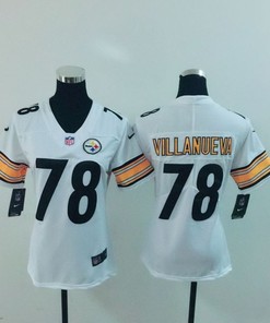 Pittsburgh Steelers Alejandro Villanueva #78 Nfl 2020 White Womens Jersey - Robokeg