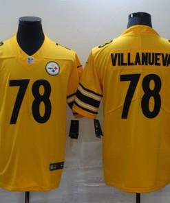 Pittsburgh Steelers Alejandro Villanueva #78 Nfl 2020 Yellow Jersey - Robokeg
