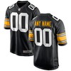 Pittsburgh Steelers Alternate Custom Game Jersey - Black Custom Jerseys Nfl - Robokeg