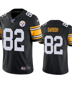 Pittsburgh Steelers Amara Darboh Black 100th Season Vapor Limited Jersey - Robokeg