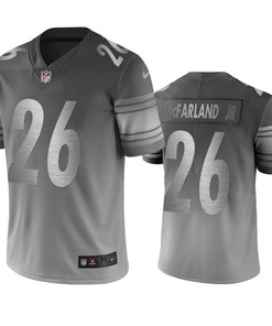 Pittsburgh Steelers Anthony Mcfarland Jr. Silver Gray City Edition Vapor Limited Jersey - Robokeg