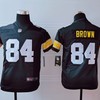 Pittsburgh Steelers Antonio Brown #84 Nfl 2020 Black Jersey - Robokeg