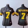 Pittsburgh Steelers Ben Roethlisberger #7 Nfl 2020 Dark Brown Womens Jersey - Robokeg