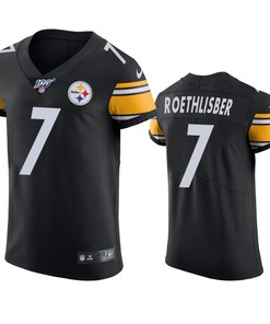 Pittsburgh Steelers Ben Roethlisberger Black 100th Season Vapor Elite Jersey - Robokeg