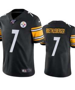Pittsburgh Steelers Ben Roethlisberger Black 100th Season Vapor Limited Jersey - Robokeg