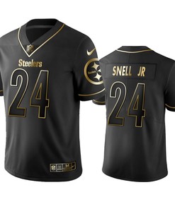 Pittsburgh Steelers Benny Snell Jr. Black 2019 Vapor Limited Golden Edition Jersey - Robokeg