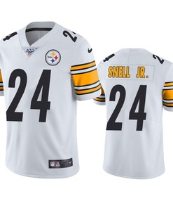 Pittsburgh Steelers Benny Snell Jr. White 100th Season Vapor Limited Jersey - Robokeg