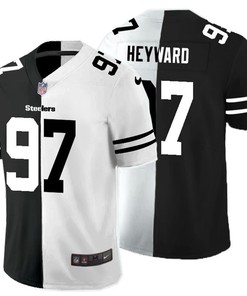 Pittsburgh Steelers Cameron Heyward #97 Nfl 2020 Black And White Jersey - Robokeg