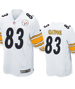 Pittsburgh Steelers Chase Claypool White 2020 Nfl Draft Game Jersey - Robokeg