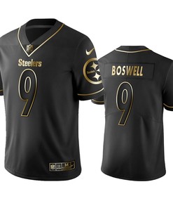 Pittsburgh Steelers Chris Boswell Black Golden Edition 2019 Vapor Untouchable Limited Jersey - Mens - Robokeg