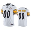 Pittsburgh Steelers Custom White 100th Season Vapor Limited Jersey - Robokeg