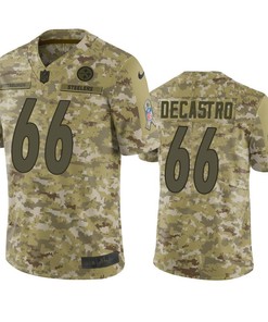Pittsburgh Steelers David Decastro Jersey Nfl Camo Salute To Service - Robokeg