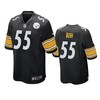 Pittsburgh Steelers Devin Bush 2019 Nfl Draft Black Game Jersey - Robokeg