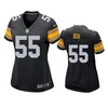 Pittsburgh Steelers Devin Bush 2019 Nfl Draft Black Game Womens Jersey - Robokeg