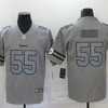 Pittsburgh Steelers Devin Bush #55 Nfl 2020 Grey Jersey - Robokeg