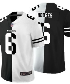 Pittsburgh Steelers Devlin Hodges #6 Nfl 2020 Black And White Jersey - Robokeg