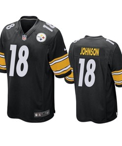 Pittsburgh Steelers Diontae Johnson 2019 Nfl Draft Black Game Jersey - Robokeg
