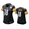 Pittsburgh Steelers Diontae Johnson 2019 Nfl Draft Black Game Womens Jersey - Robokeg