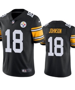 Pittsburgh Steelers Diontae Johnson 2019 Nfl Draft Black Vapor Limited Jersey - Robokeg