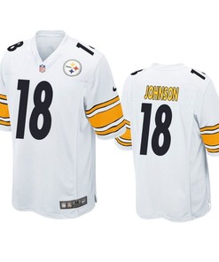 Pittsburgh Steelers Diontae Johnson 2019 Nfl Draft White Game Jersey - Robokeg