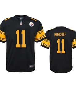Pittsburgh Steelers Donte Moncrief Black Color Rush Game Jersey - Robokeg