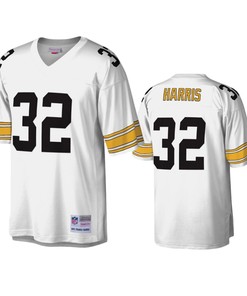 Pittsburgh Steelers Franco Harris White Legacy Replica Jersey - Robokeg