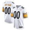 Pittsburgh Steelers Game Custom Jersey - White Custom Jerseys Nfl - Robokeg