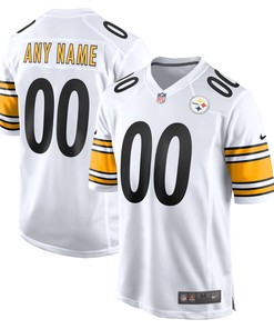 Pittsburgh Steelers Game Custom Jersey - White Custom Jerseys Nfl - Robokeg