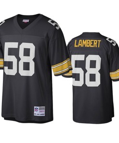 Pittsburgh Steelers Jack Lambert Black Legacy Replica Jersey - Robokeg