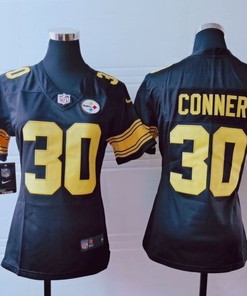 Pittsburgh Steelers James Conner #30 Nfl 2020 Black Womens Jersey - Robokeg