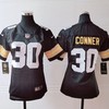 Pittsburgh Steelers James Conner #30 Nfl 2020 Dark Brown Womens Jersey - Robokeg