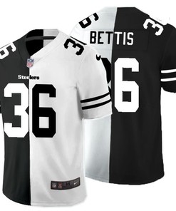 Pittsburgh Steelers Jerome Bettis #6 Nfl 2020 Black And White Jersey - Robokeg