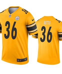 Pittsburgh Steelers Jerome Bettis Gold Inverted Legend Jersey - Robokeg