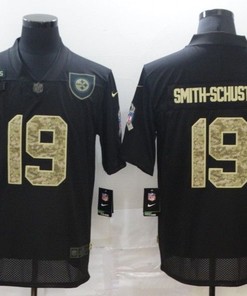 Pittsburgh Steelers Juju Smith-schuster #19 Nfl 2020 Black Jersey - Robokeg