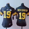 Pittsburgh Steelers Juju Smith-schuster #19 Nfl 2020 Dark Brown Womens Jersey - Robokeg