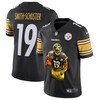 Pittsburgh Steelers Juju Smith-schuster #19 Nfl Portrait Brandedition Black Jersey - Robokeg
