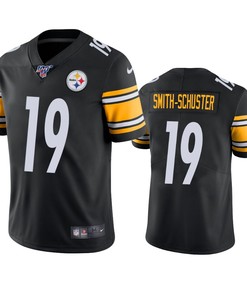 Pittsburgh Steelers Juju Smith-schuster Black 100th Season Vapor Limited Jersey - Robokeg