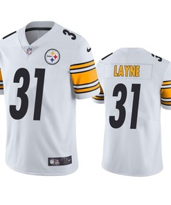 Pittsburgh Steelers Justin Layne 2019 Nfl Draft White Vapor Limited Jersey - Robokeg
