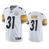Pittsburgh Steelers Justin Layne White 100th Season Vapor Limited Jersey - Robokeg