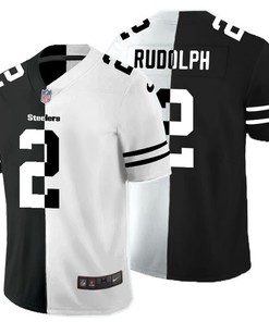 Pittsburgh Steelers Maison Rudolph #2 Nfl 2020 Black And White Jersey - Robokeg