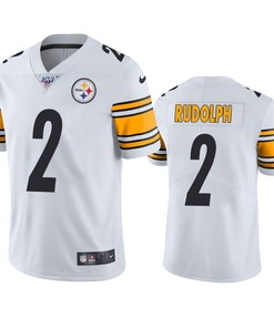 Pittsburgh Steelers Mason Rudolph White 100th Season Vapor Limited Jersey - Robokeg