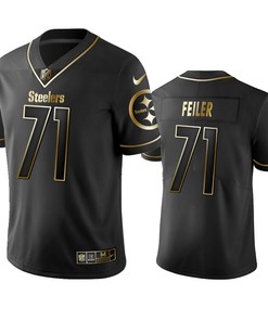 Pittsburgh Steelers Matt Feiler Black Golden Edition 2019 Vapor Limited Jersey - Mens - Robokeg