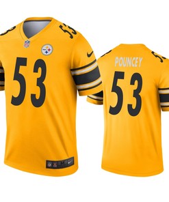 Pittsburgh Steelers Maurkice Pouncey Gold Inverted Legend Jersey - Robokeg