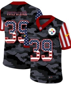 Pittsburgh Steelers Minkah Fitzpatrick #39 Nfl 2020 Camo Black Jersey - Robokeg