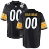 Pittsburgh Steelers Nike Youth Custom Game Jersey - Black - Robokeg